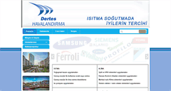 Desktop Screenshot of derteshavalandirma.com